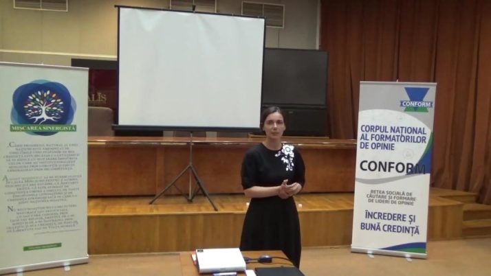 Conferinta Miscarea Sinergista, 13 iunie 2019, Bucuresti, invitat special Ilinca Paun